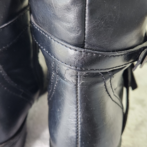 Arizona Dakota Boots Womens Size 7.5 Black Tall Calf Length Boots - Picture 6 of 13